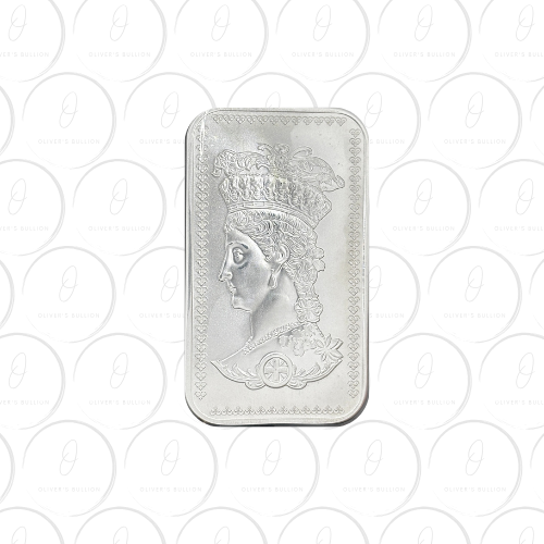 1oz Silver Gothic Crown Bar