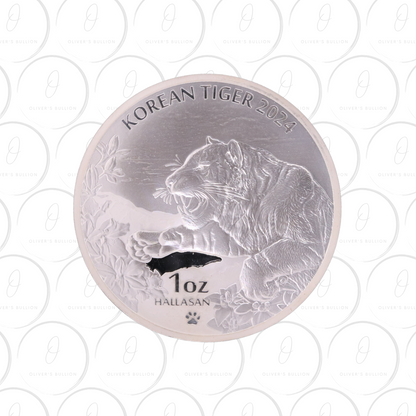 2018-2024 1oz South Korean Tiger Date Run