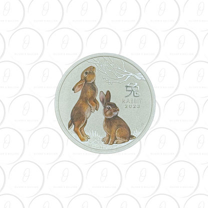 2023 1/2oz Colourised Year of the Rabbit