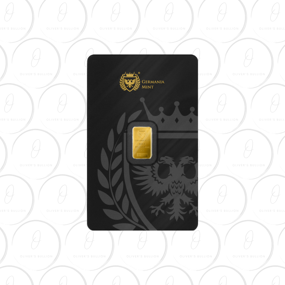 1g 24ct Gold Germania Bar