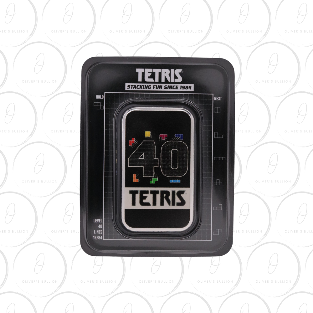 Tetris 1oz 40th Anniversary Colourised - TEP