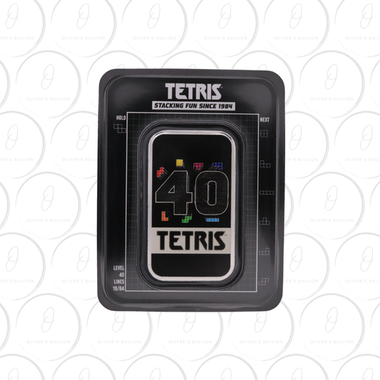 Tetris 1oz 40th Anniversary Colourised - TEP