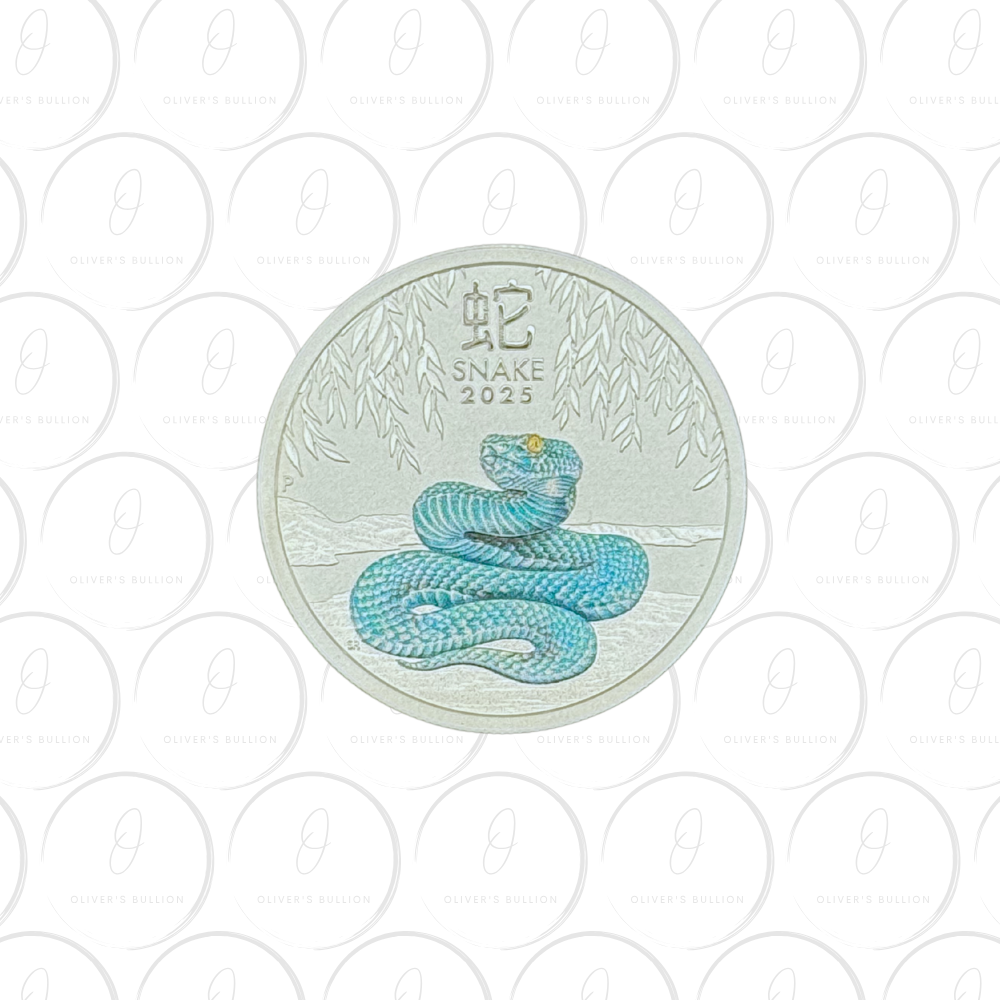 2025 1/2oz Colourised Year of The Snake