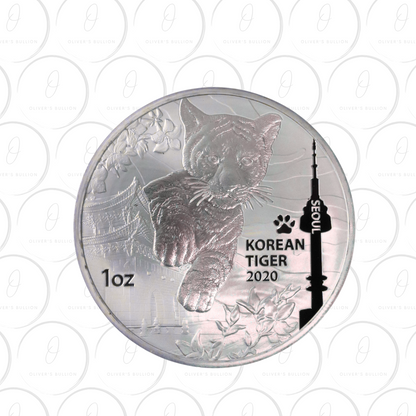2018-2024 1oz South Korean Tiger Date Run
