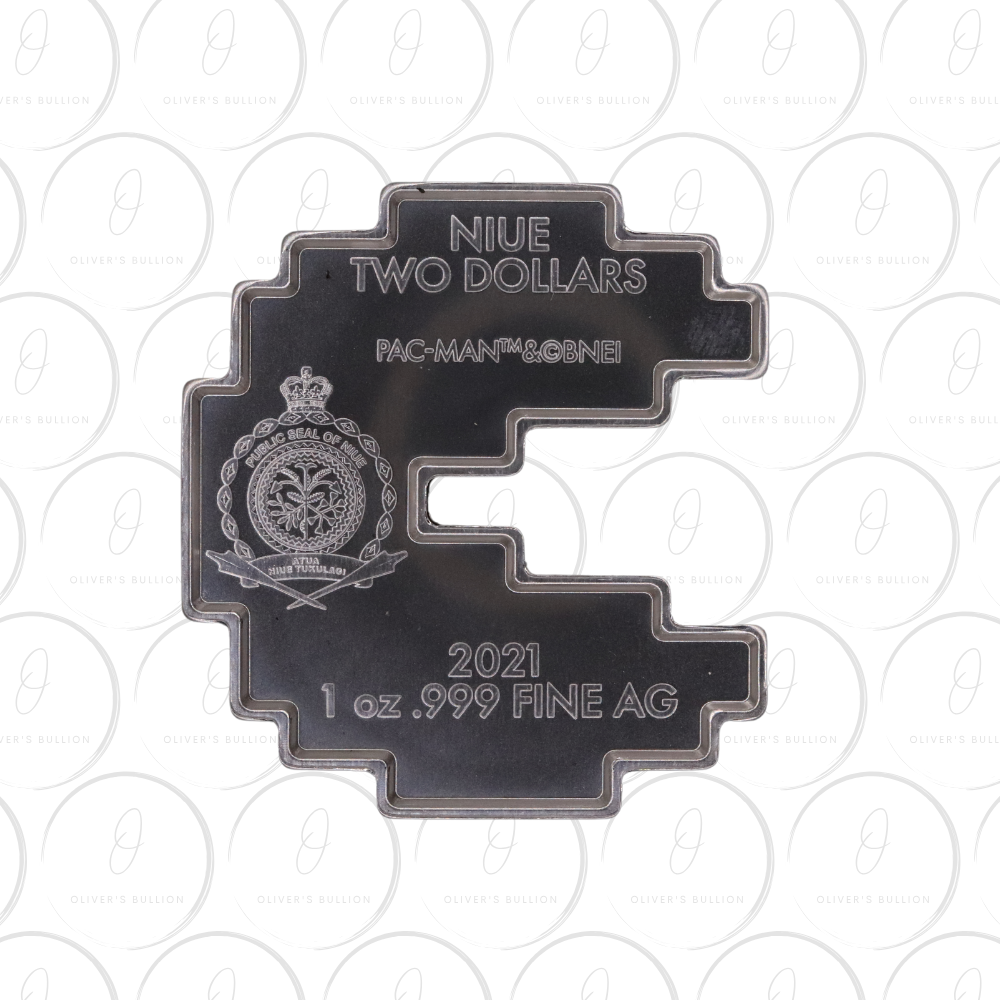 2021 1oz Silver Pacman Coin