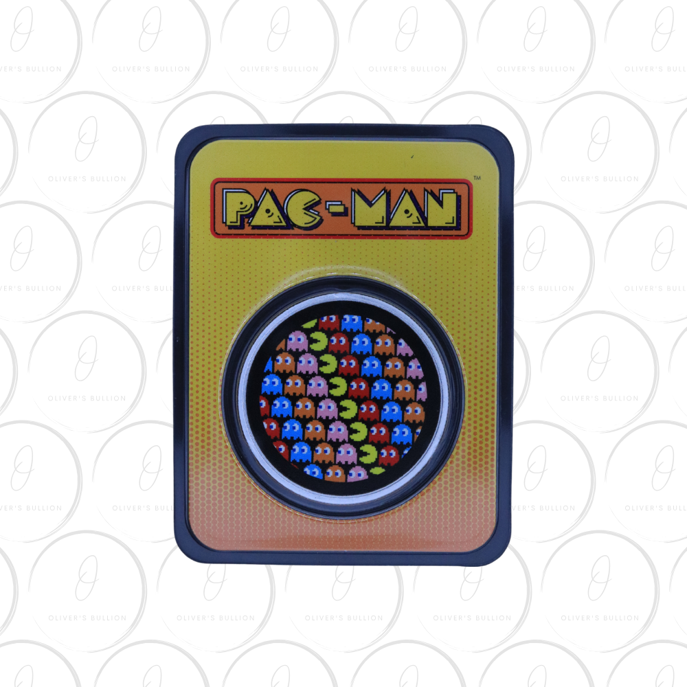 PAC-MAN Pixel Pattern 1oz Colourised - TEP
