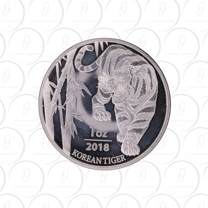 2018-2024 1oz South Korean Tiger Date Run