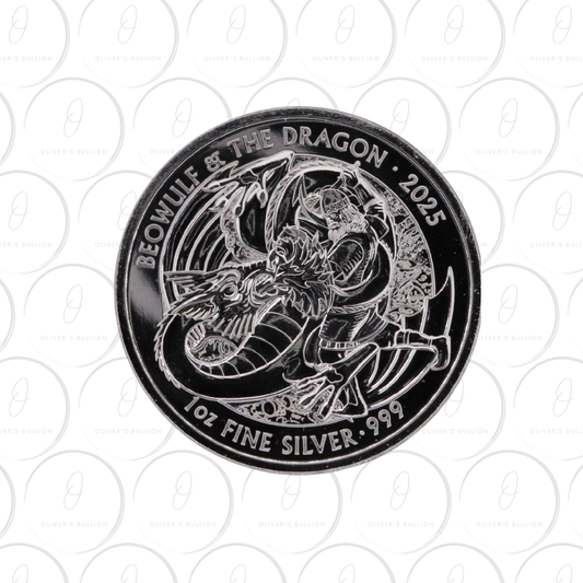 2025 1oz Beowulf & Dragon Coin