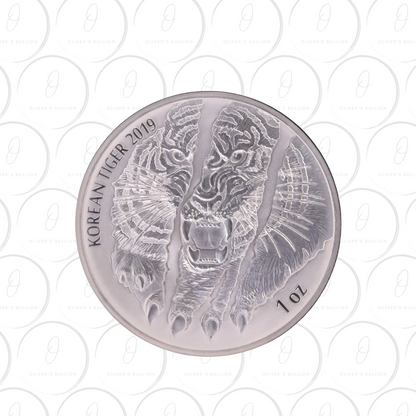 2018-2024 1oz South Korean Tiger Date Run