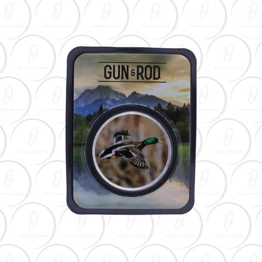 1oz - Gun & Red (Duck) Colourised - TEP