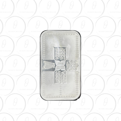 1oz Silver Gothic Crown Bar