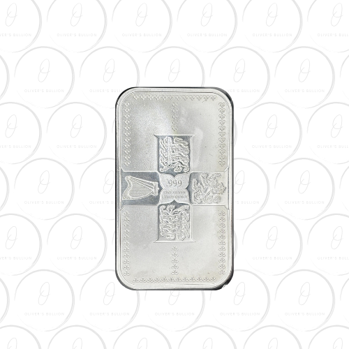 1oz Silver Gothic Crown Bar