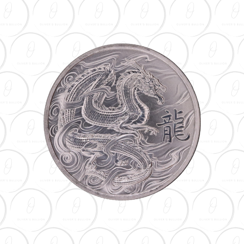 2024 1oz Ascension Island Jody Clark Lunar Dragon