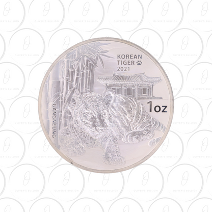 2018-2024 1oz South Korean Tiger Date Run
